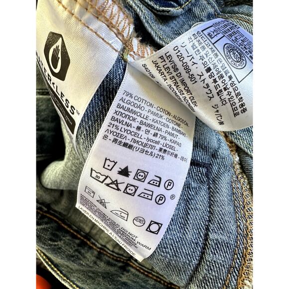 Levis Strauss and Co Premium Jean Jacket Unisex Small Denim Cotton Classic NWT - Picture 9 of 9